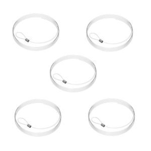 Pack 5 fils perlon transparents  oeillet 2 mm - 100 cm - Accrochage Tableau Artiteq