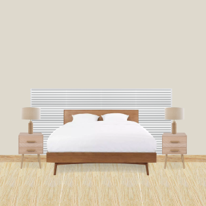 Kit tête de lit DIY avec des panneaux muraux WX204 RIPPLE Orac Decor - Revêtement