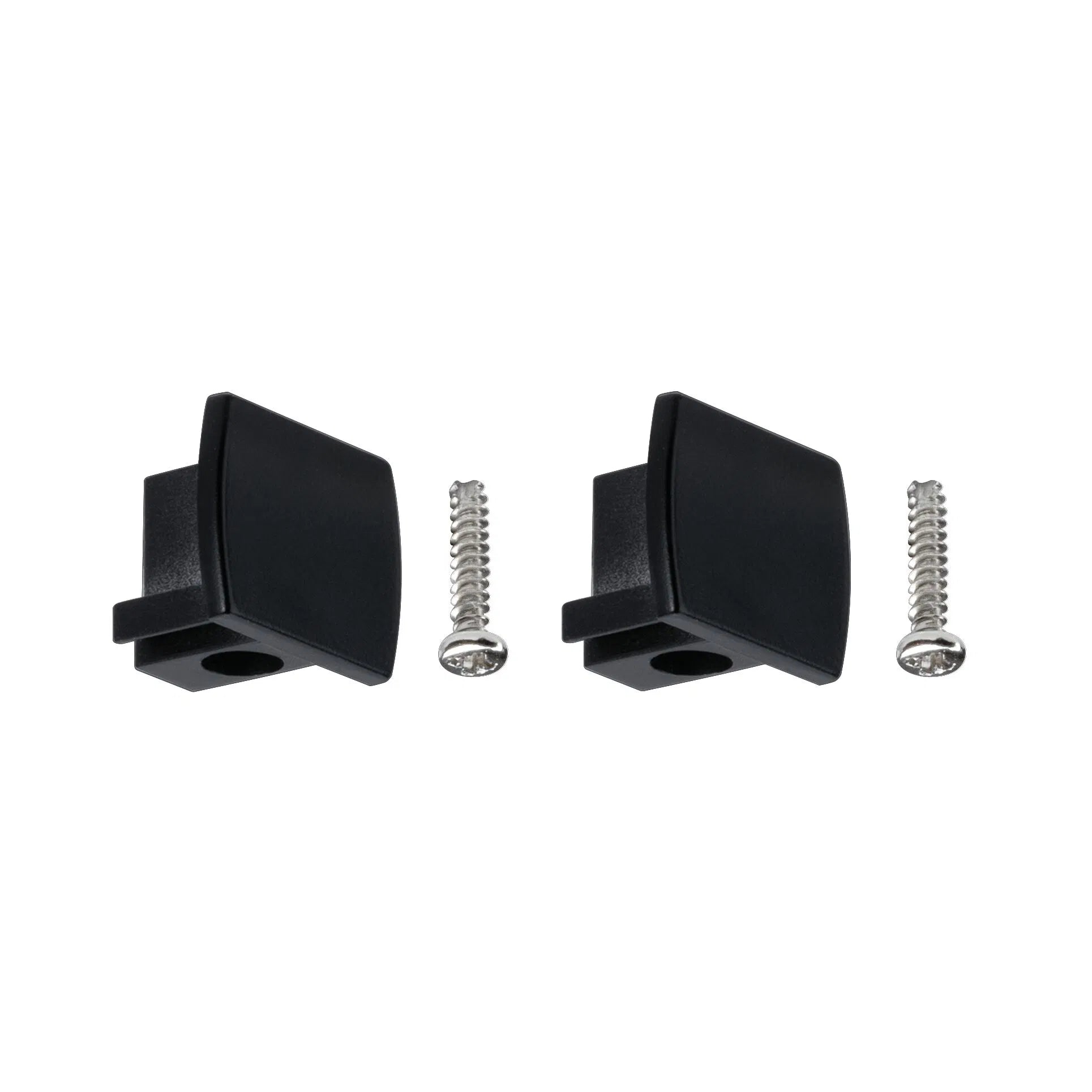 URail Connector 2-Pack Ends - Black Paulmann