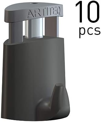 Pack de 10 Ganchos Micro Grip 20 Kg autoblocantes 2 mm - Accesorio para moldura Artiteq