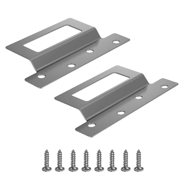 Attaches à visser pour cadre en bois - 4 pièces - 16 vis fournis