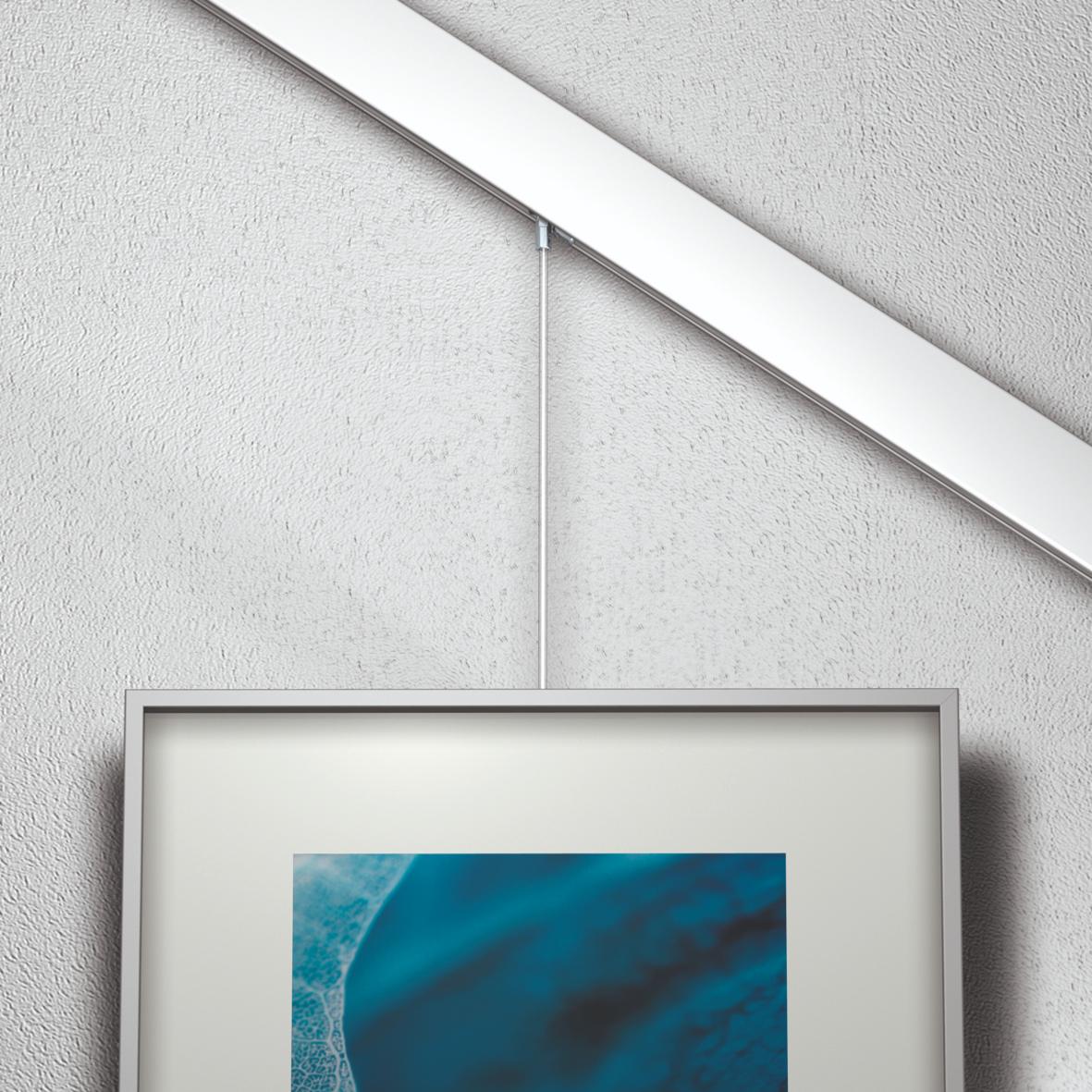 Kit Railstopper - pour stopper les fils dans une cimaise oblique - Cimaise tableau Artiteq