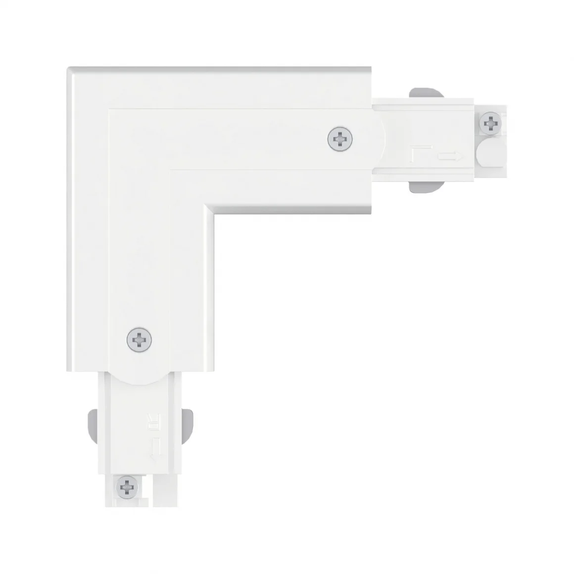 Straight L-shaped connector (exterior) for ProRail3 lighting rail - Paulmann - Ceiling panel lighting
