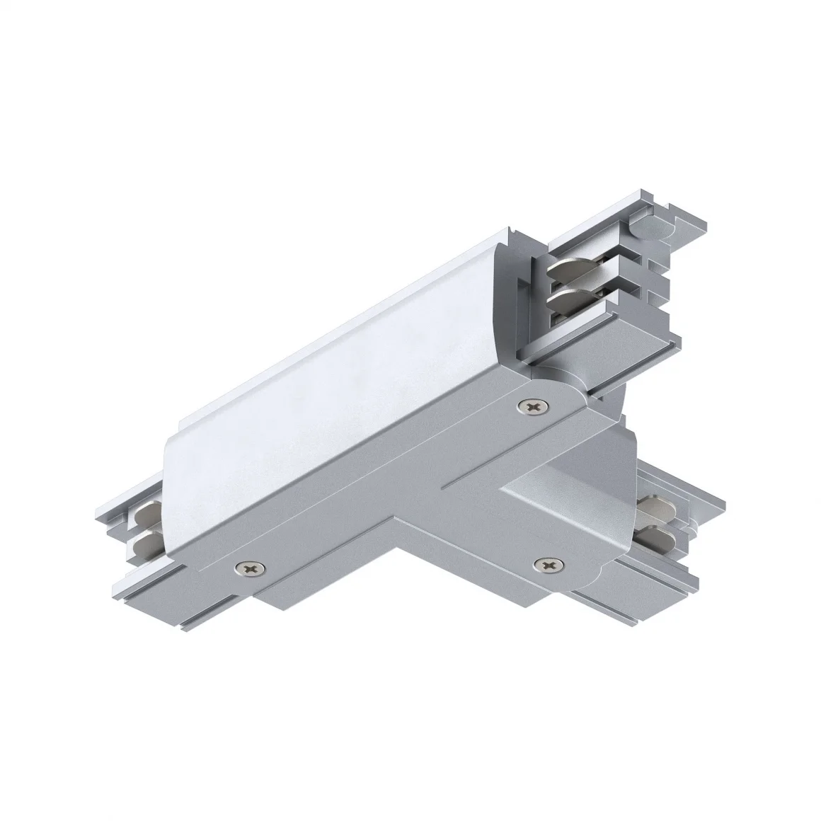 Straight earth T-connector for ProRail3 lighting rail - Paulmann - Ceiling panel lighting