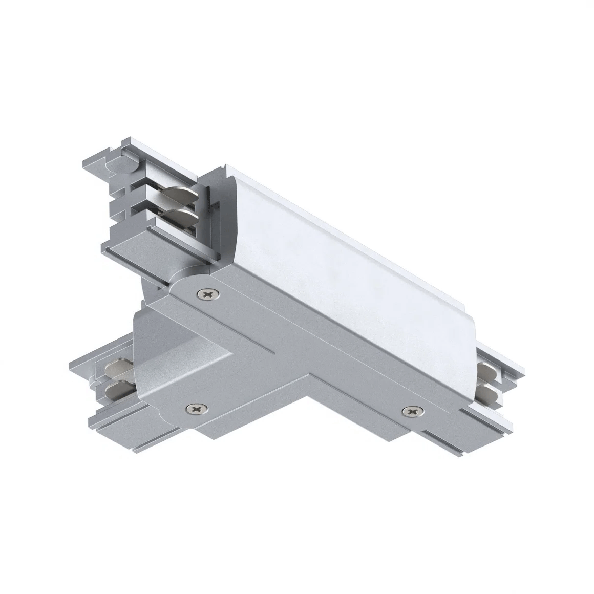 Left earth T-connector for ProRail3 lighting rail - Paulmann - Ceiling panel lighting