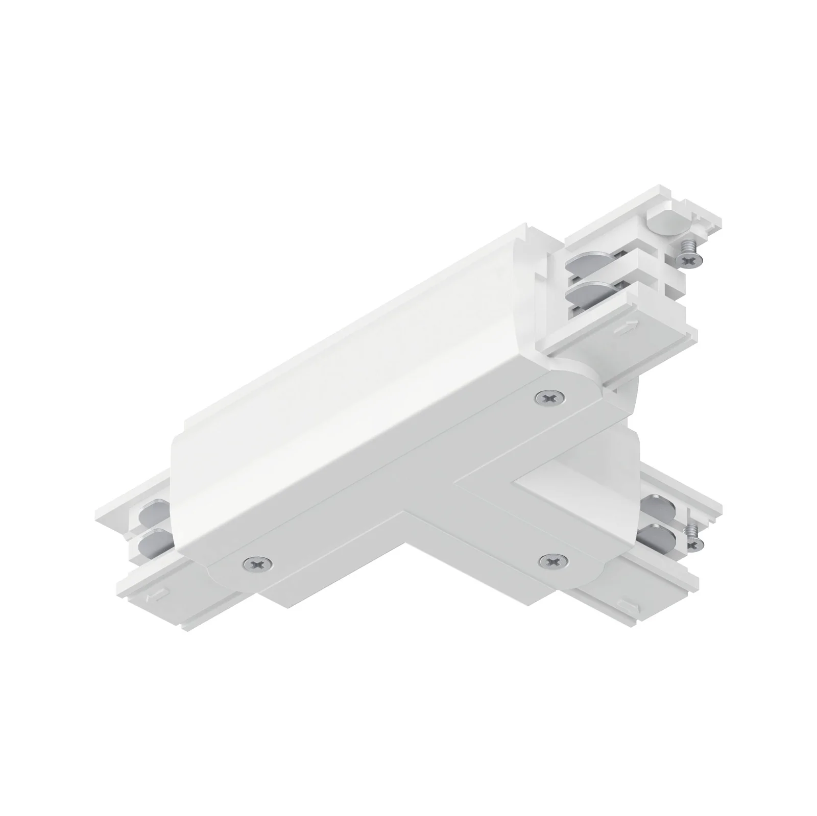 Straight earth T-connector for ProRail3 lighting rail - Paulmann - Ceiling panel lighting