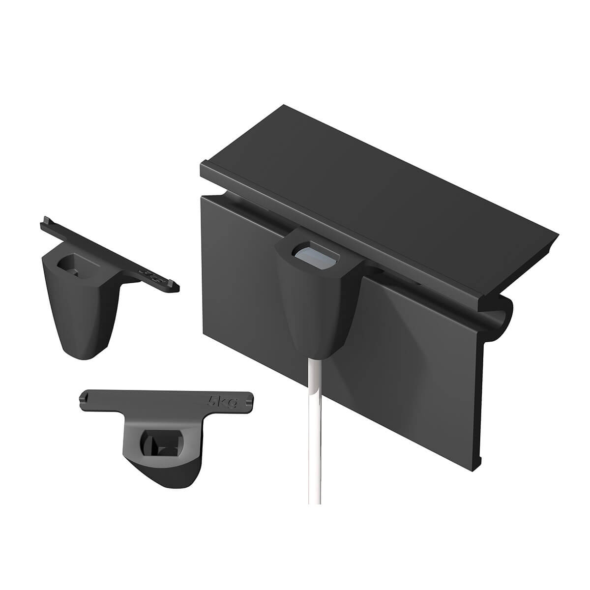 Pack 10 crochets d'expo pour parois de séparation Systemflex / Interflex