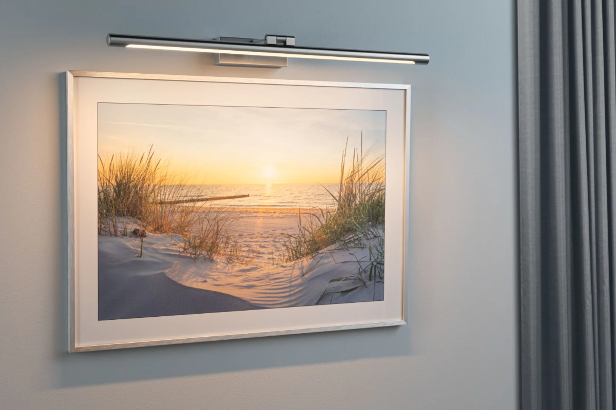 Mingo - Applique Tableau - 11W Alu brossé 61,5cm Paulmann