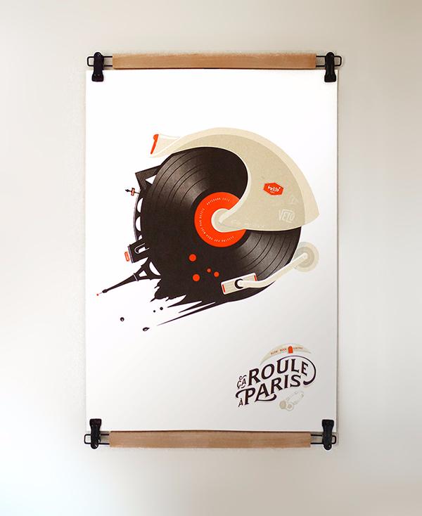 Porte Affiche Poster Pant - pince suspension de poster