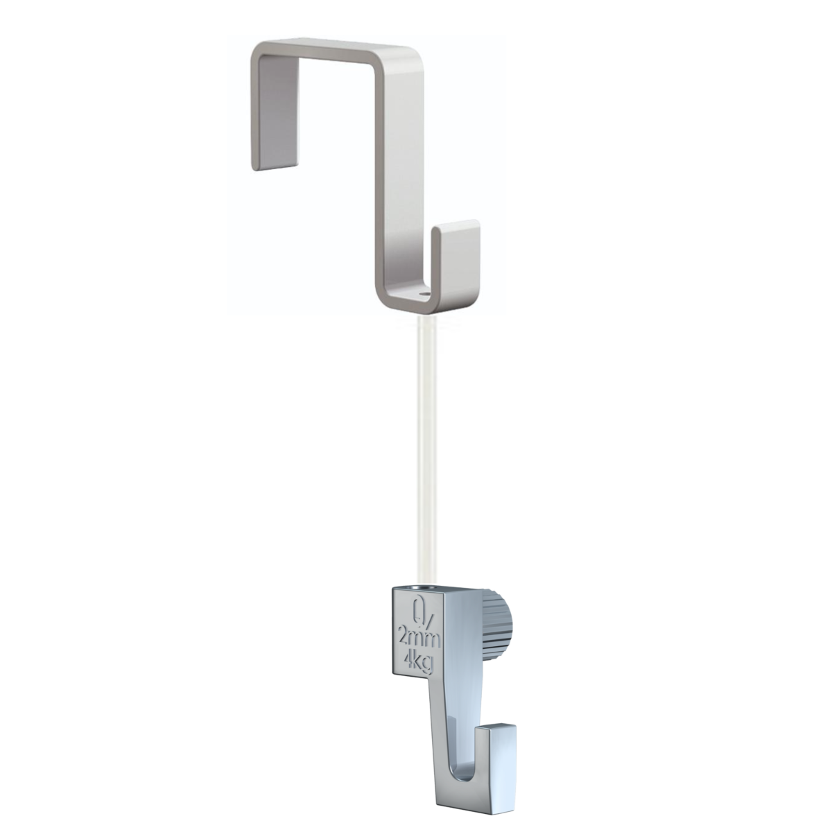 Pack de 5 kit d'accrochages tableaux Artiteq - suspension sur portes, panneaux, cloisons 31 mm - Max 4kg