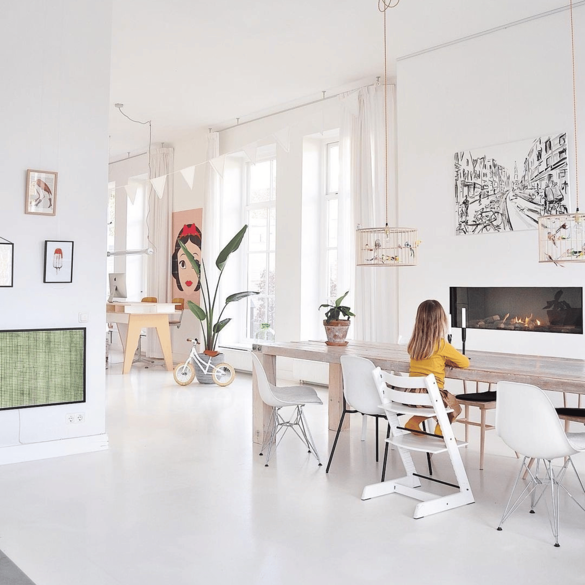 Cimaise Click Rail Blanc 200 cm - Cimaise Tableau Artiteq