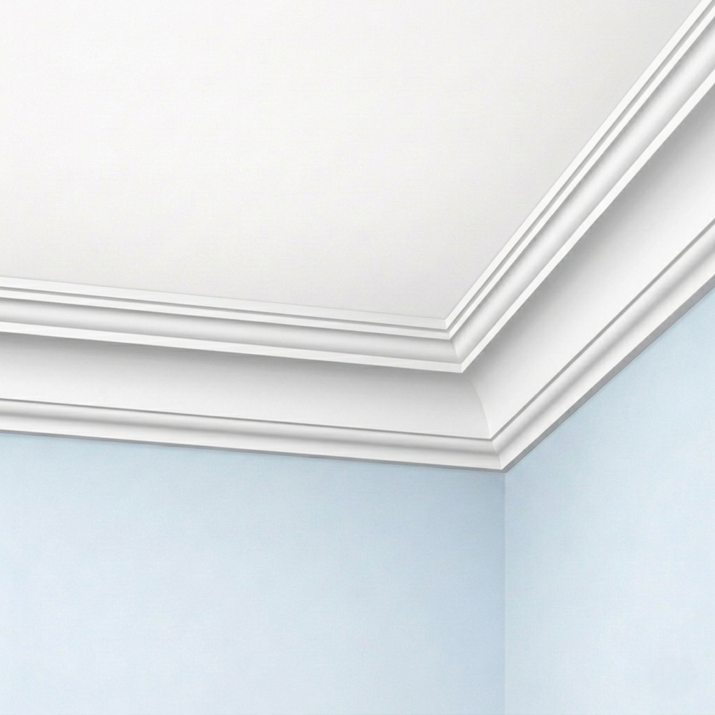 Corniche plafond C113 8,3 x 8 cm - Polyuréthane Cimaises &+