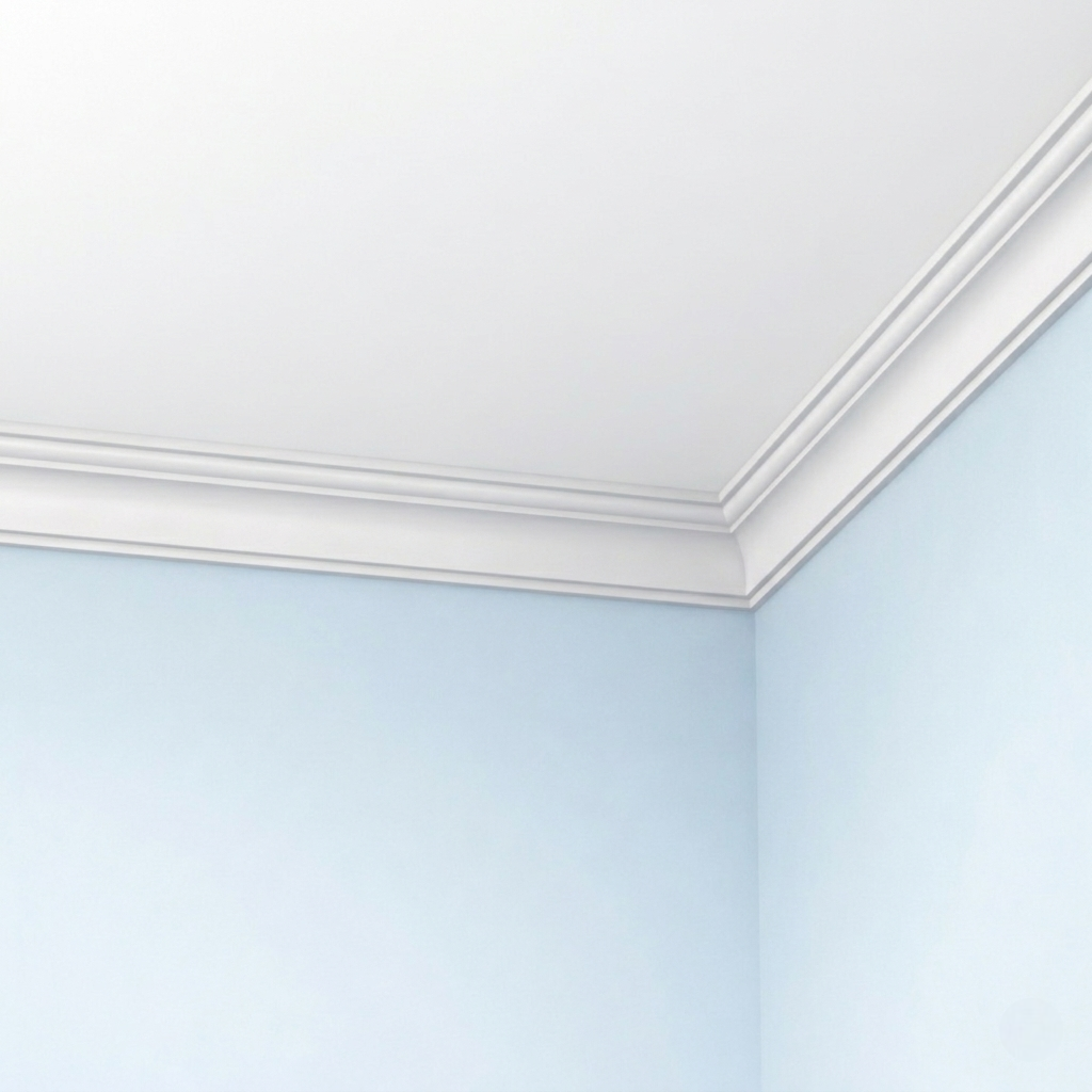 Corniche plafond C115 4,6 x 4,9 cm - Polyuréthane Cimaises &+