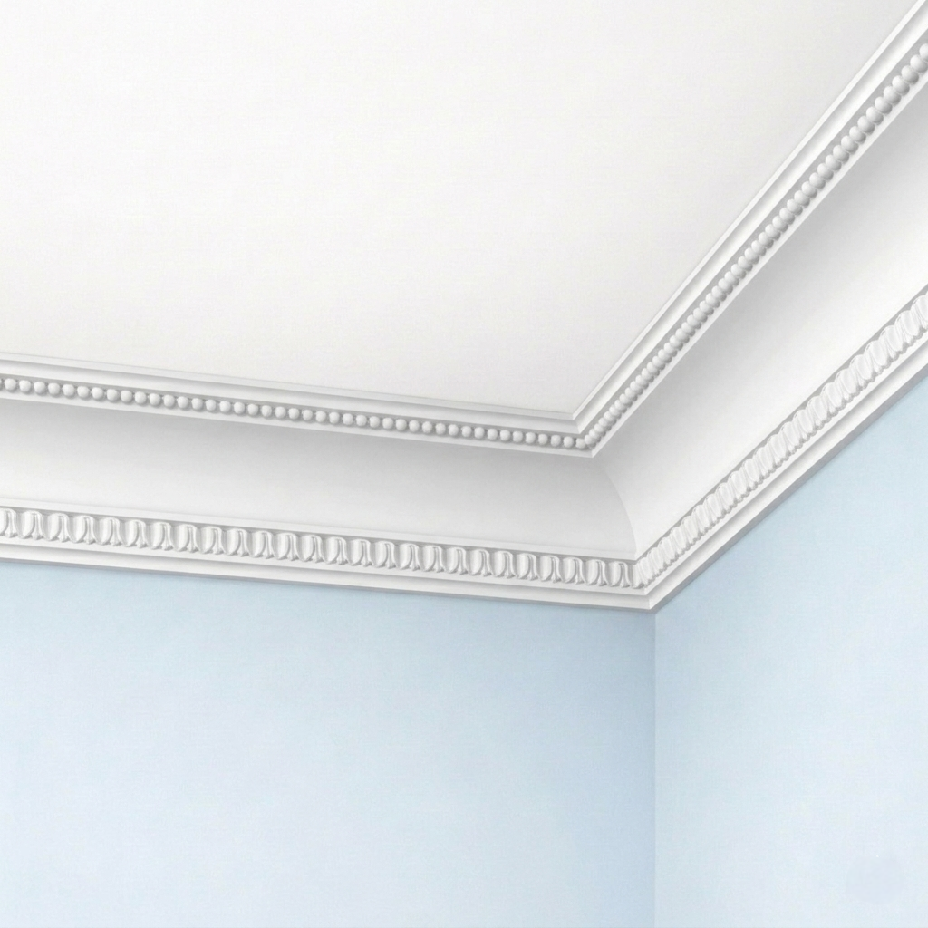 corniche plafond avec motifs