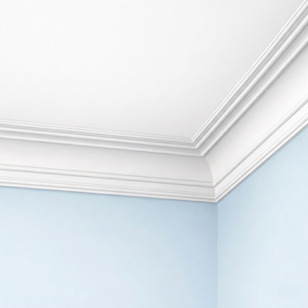 Corniche plafond C168 11,9 x 12,0 cm - Polyuréthane Cimaises &+