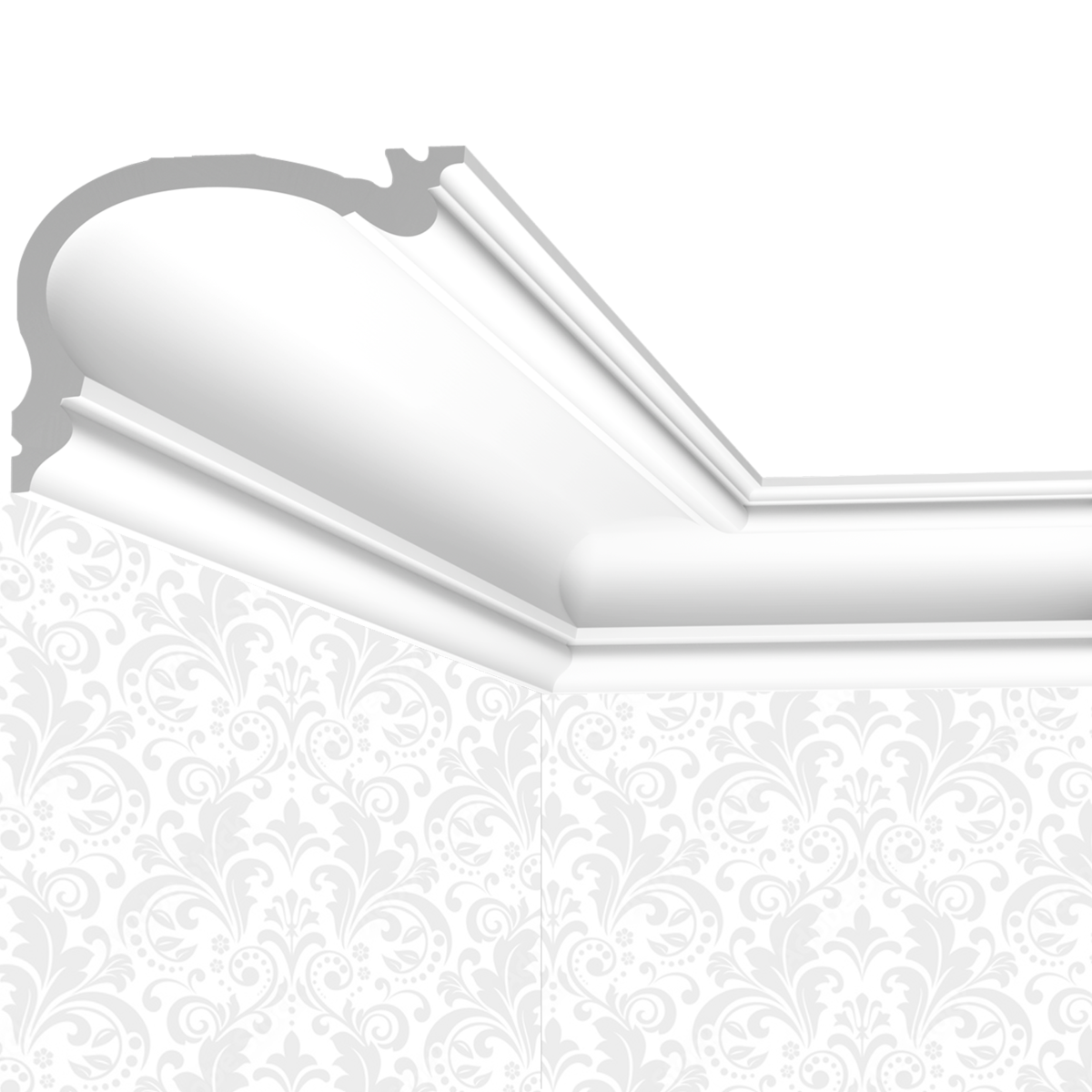 Corniche Multifonction Cimaises et plus C18 - 8,8x12,2x200cm (h x p