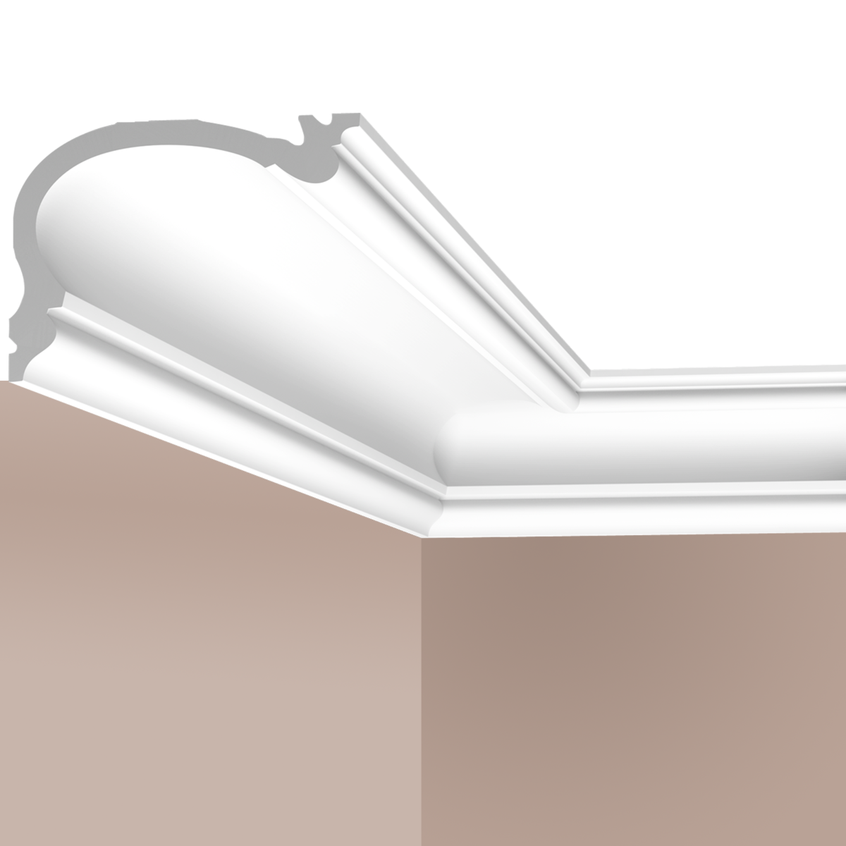 Corniche Multifonction Cimaises et plus C18 - 8,8x12,2x200cm (h x p