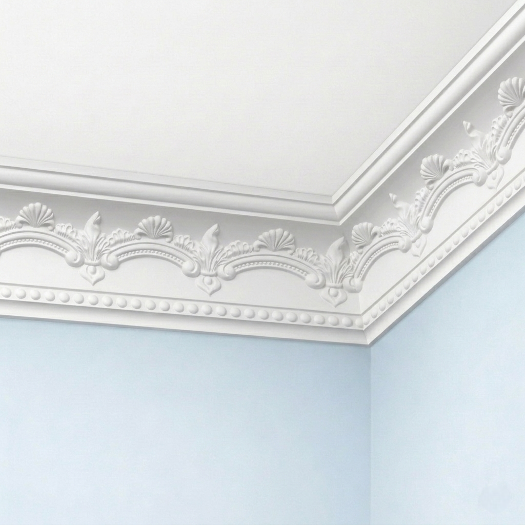 corniche plafond avec motifs