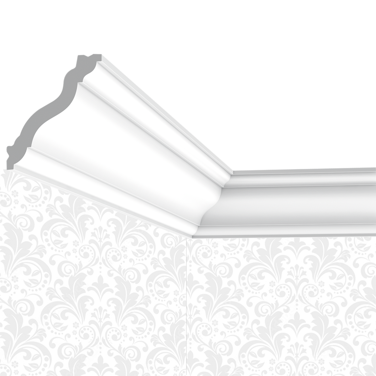 Corniche Plafond Cimaises et plus C19 - 7x6x200cm (h x p x L) - moulure