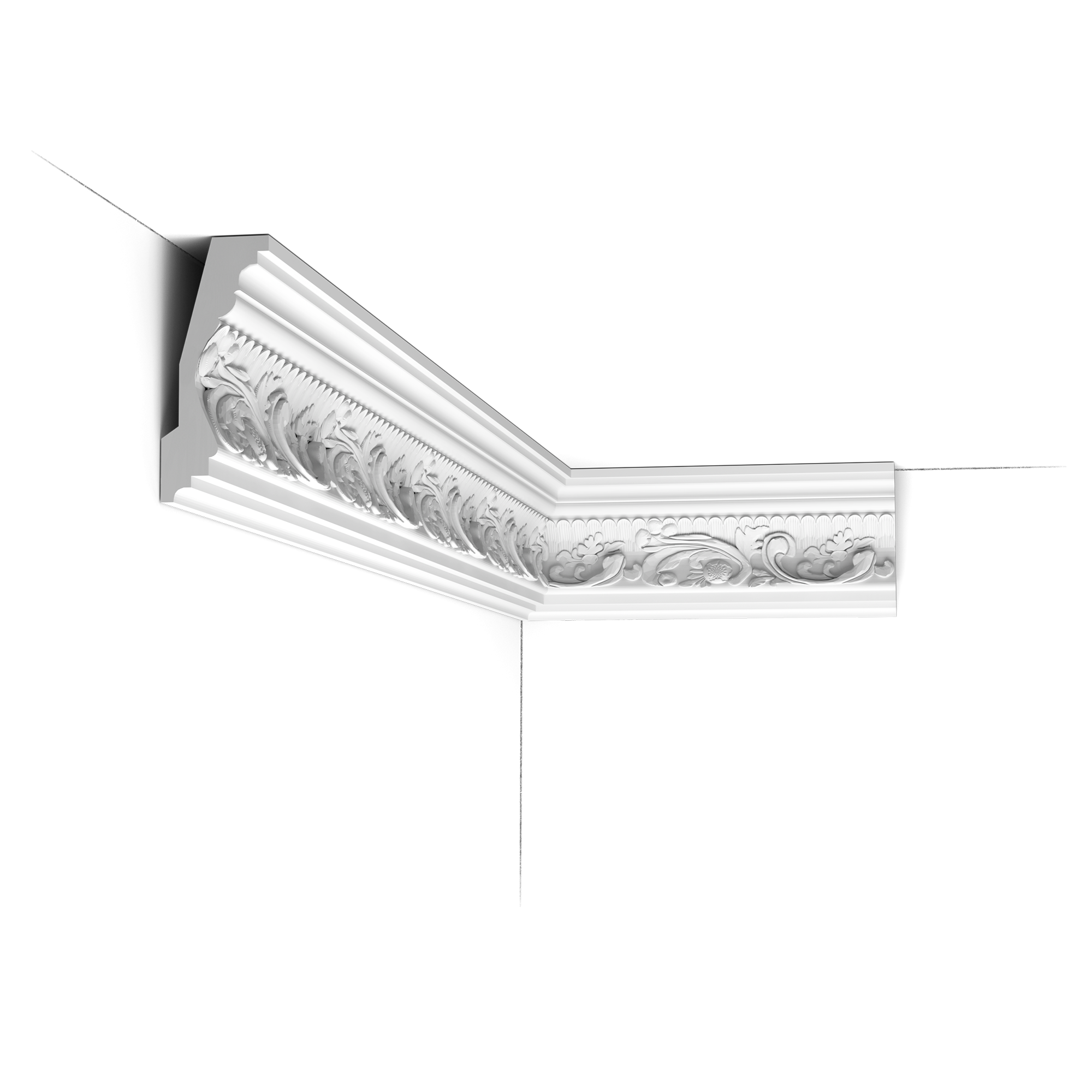 C201 Corniche plafond Orac Decor - 11,5x5x200cm (h x p x L) - moulure décorative polyuréthane
