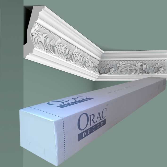 C201 Corniche plafond Orac Decor - 11,5x5x200cm (h x p x L) - moulure décorative polyuréthane