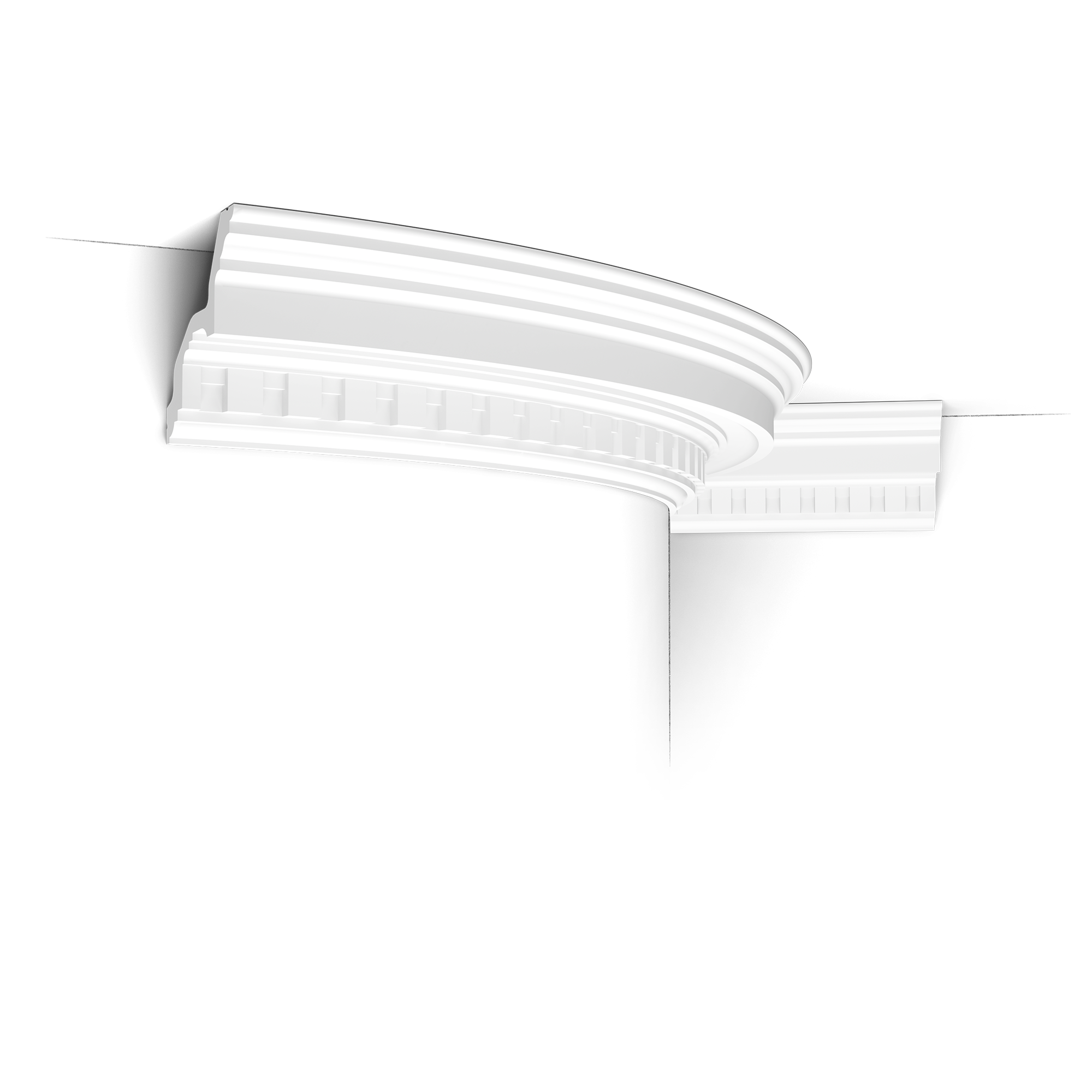 C211F Flexible Corniche plafond Orac Decor - 11,5x11x200cm (h x p x L) - moulure décorative polyuréthane
