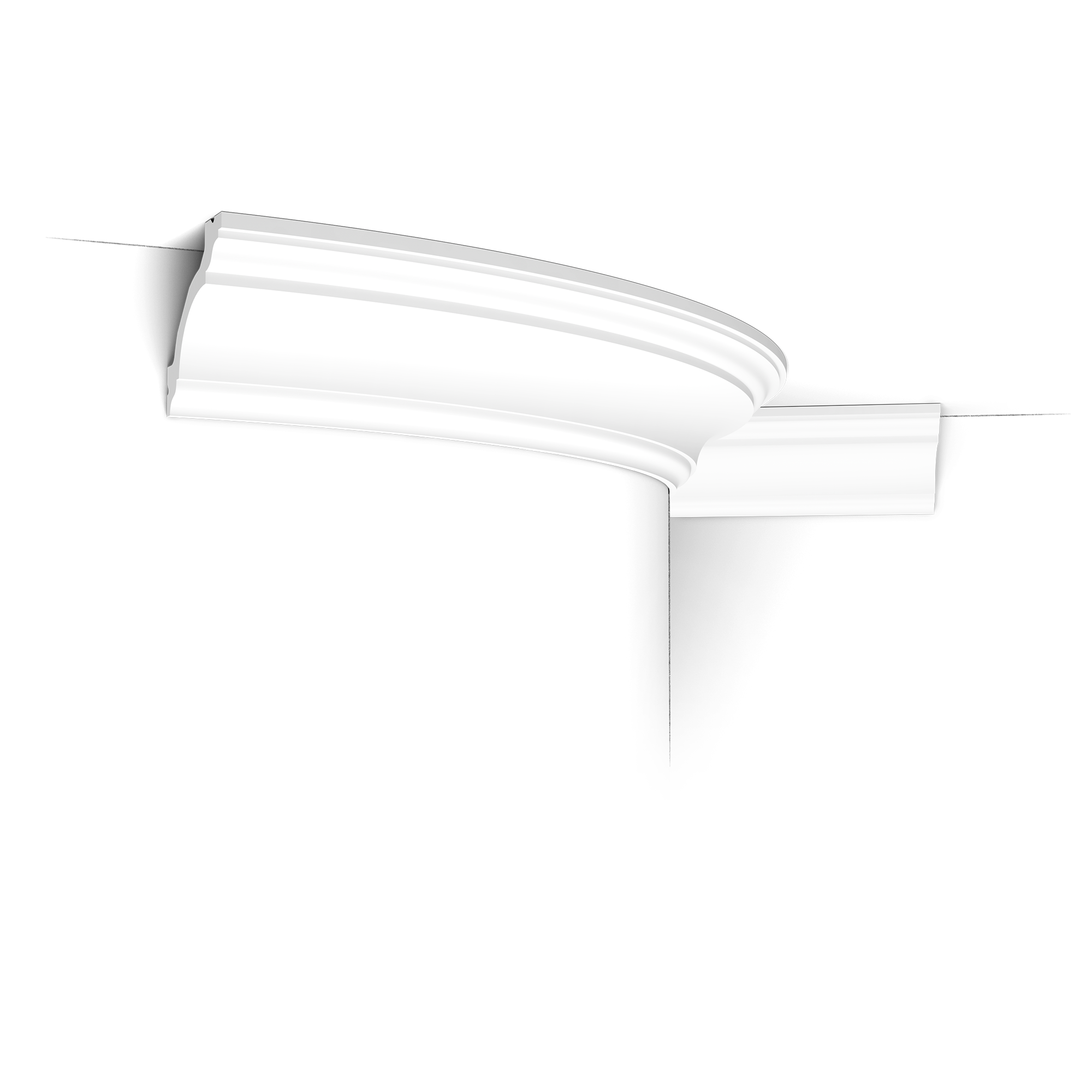 CX123F Flexible Corniche plafond Orac Decor - 8x8x200cm (h x p x L) - moulure décorative polymère