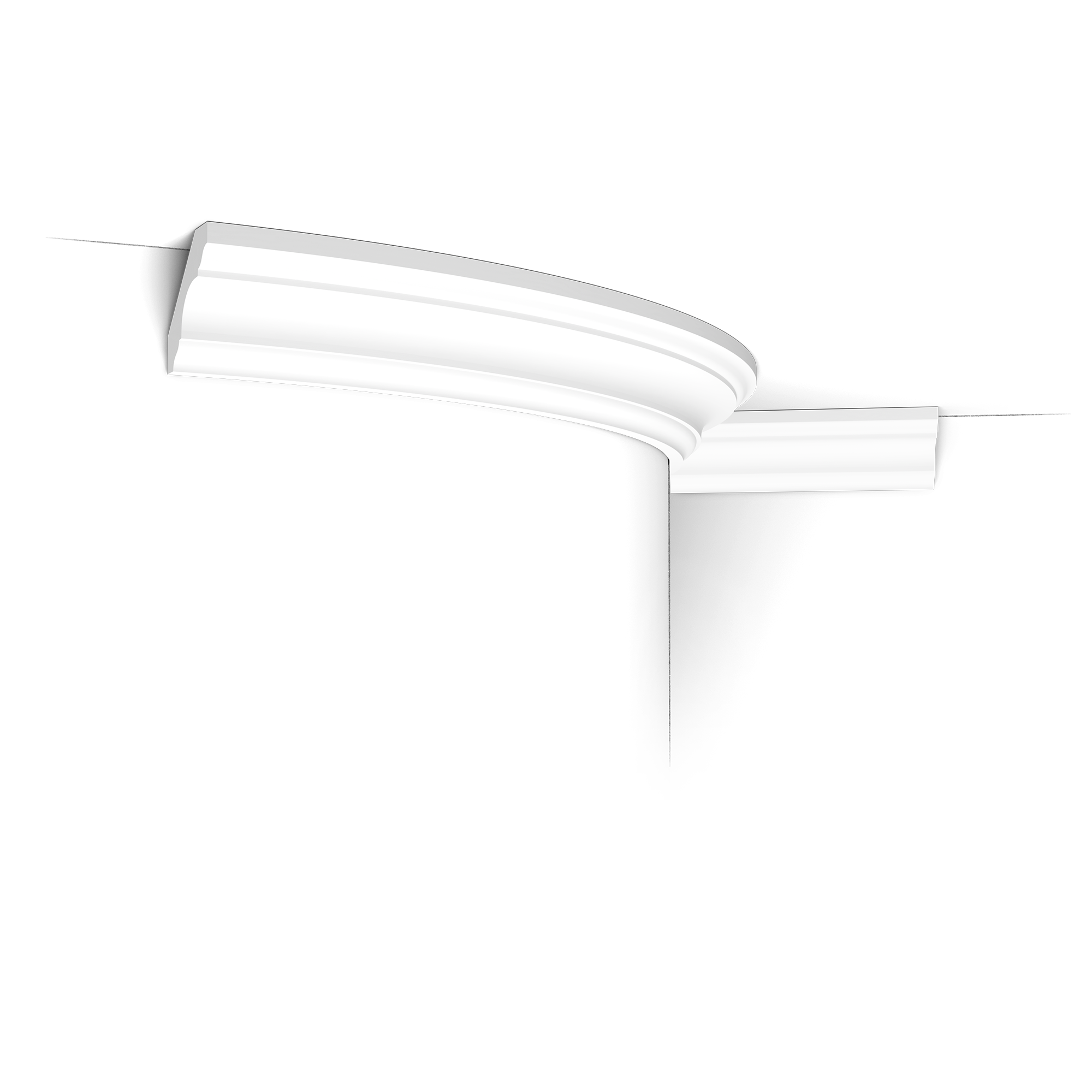 C215F Flexible Corniche plafond Orac Decor - 4,5x4,5x200cm (h x p x L) - moulure décorative polyuréthane
