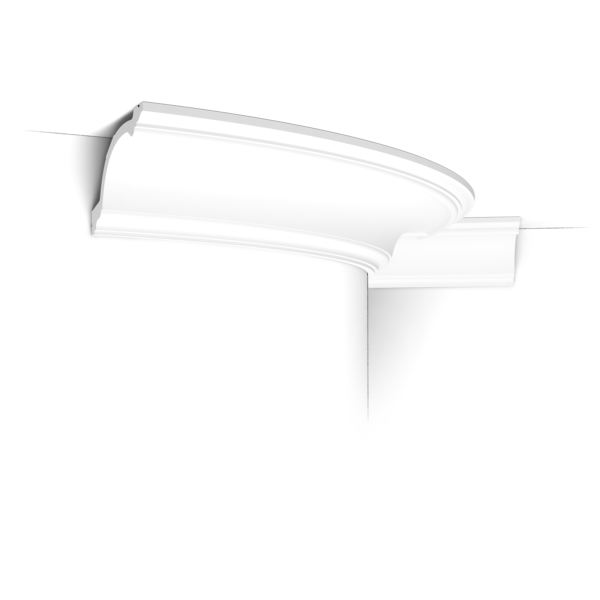C217F Flexible Corniche plafond Orac Decor - 10,5x15,5x200cm (h x p x L) - moulure décorative polyuréthane