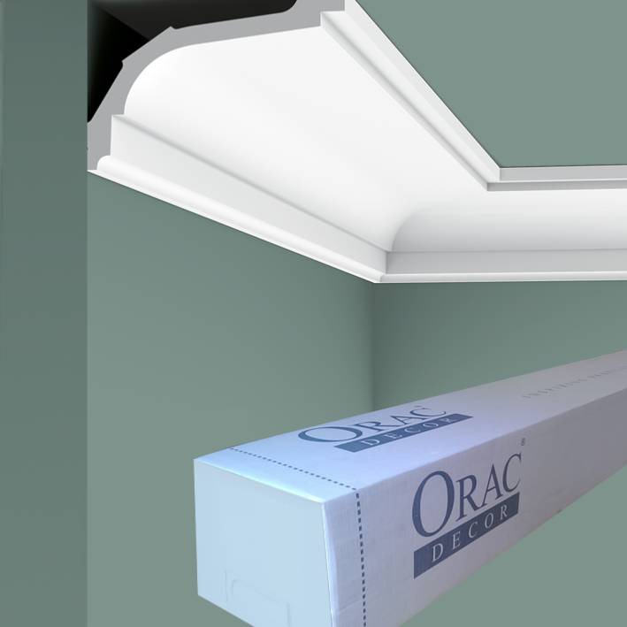 C220 Corniche plafond Orac Decor - 7,5x11,5x200cm (h x p x L) - moulure décorative polyuréthane