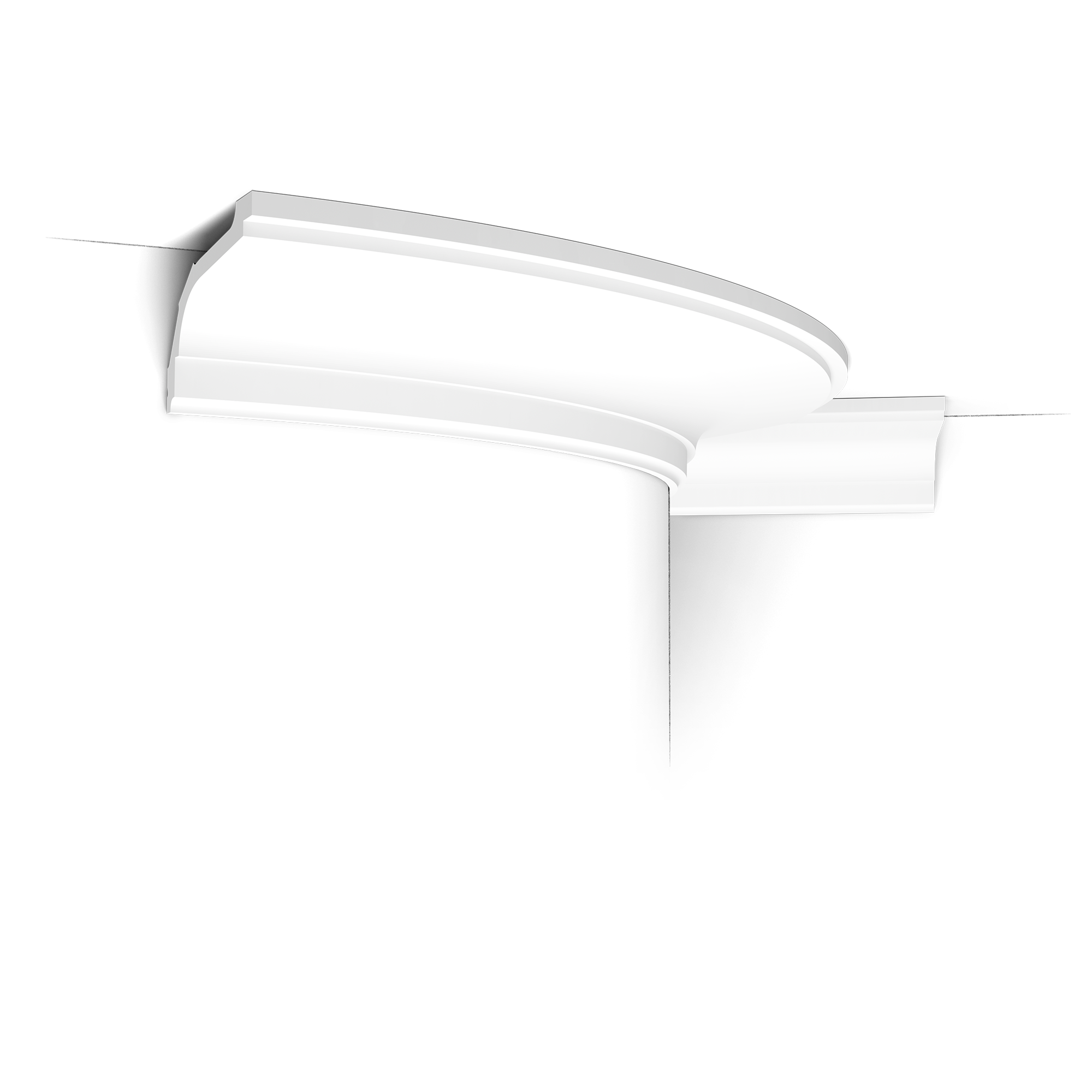 C220F Flexible Corniche plafond Orac Decor - 7,5x11,5x200cm (h x p x L) - moulure décorative polyuréthane