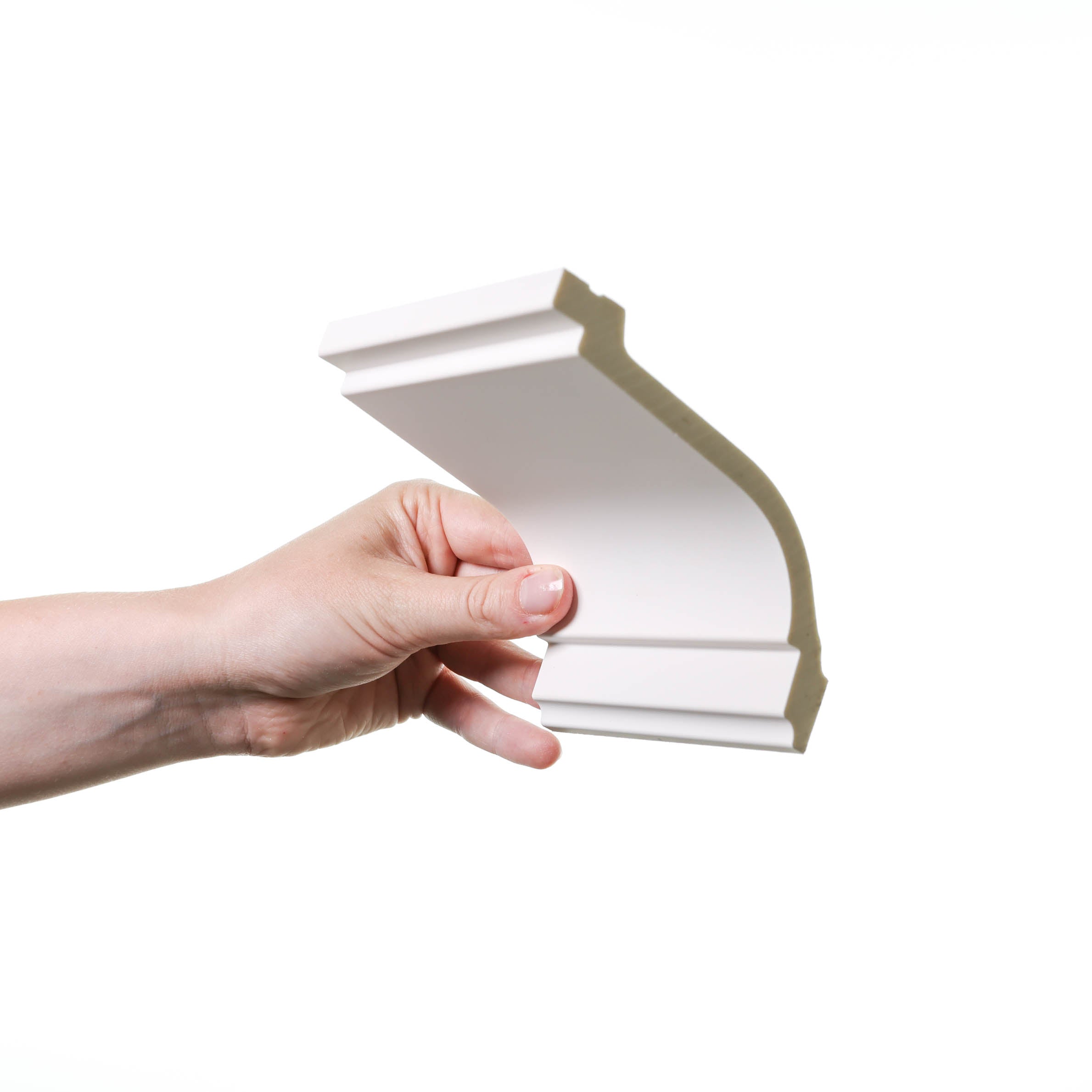 Cornisa de techo decorativa Orac C220 - 7,5 x 11,5 x 200 cm (alto x ancho) - moldura decorativa de poliuretano