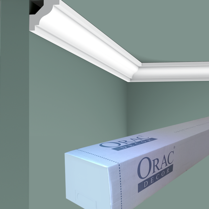 C230 Corniche plafond Orac Decor- 3x3x200cm (h x p x L) - moulure décorative polyuréthane