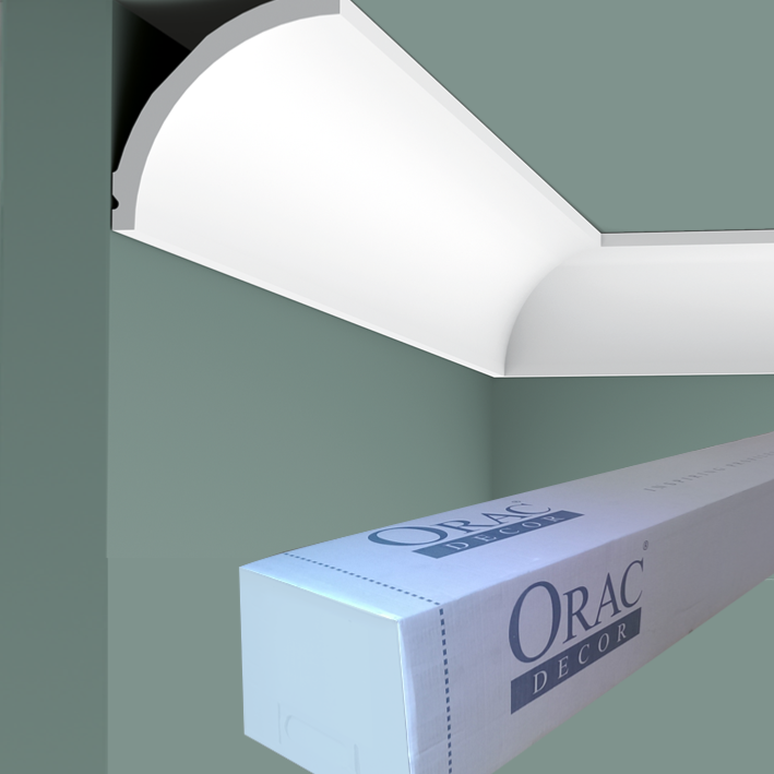 C240 Corniche plafond Orac Decor - 8x8x200cm (h x p x L) - moulure décorative polyuréthane