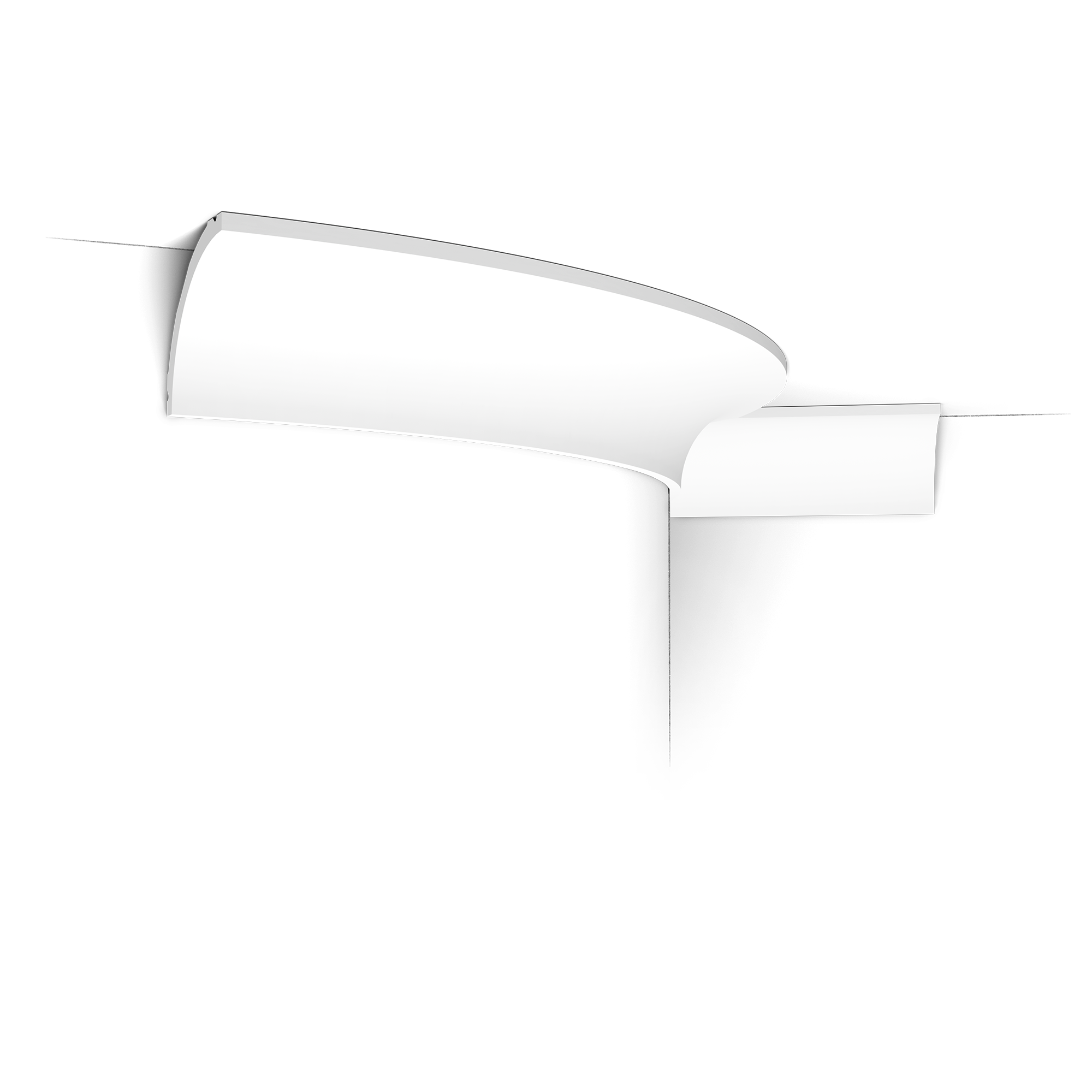 C240F Flexible Corniche plafond Orac Decor - 8x8x200cm (h x p x L) - moulure décorative polyuréthane