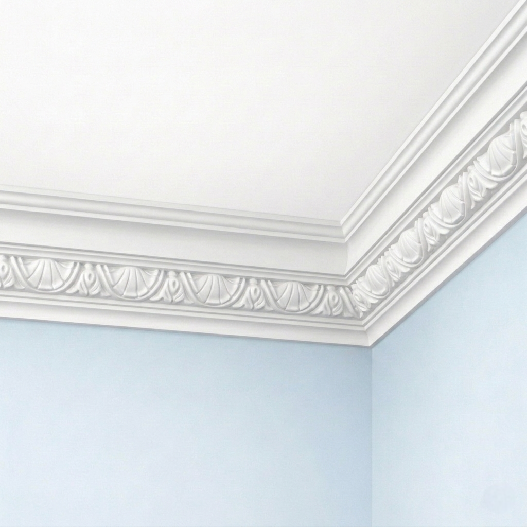 corniche plafond avec motifs