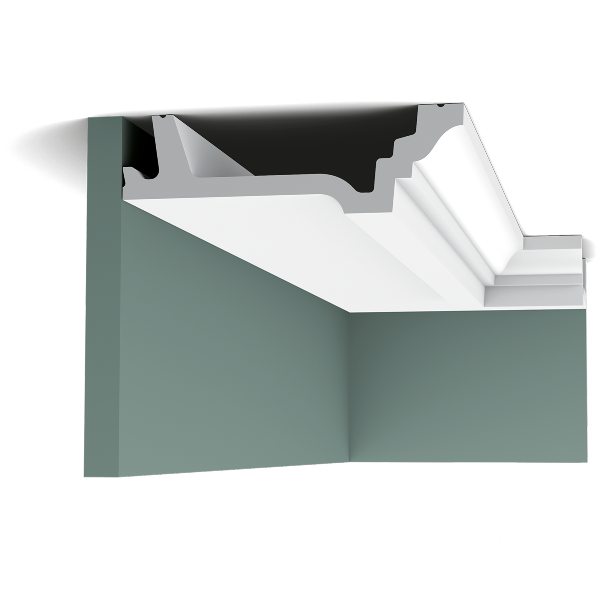 C305 Corniche plafond Orac Decor - 4,5x15,5x200cm (h x p x L) - moulure décorative polyuréthane