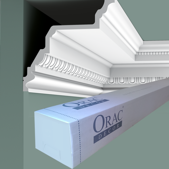 C307 Corniche plafond Orac Decor - 19x19x200cm (h x p x L) - moulure décorative polyuréthane