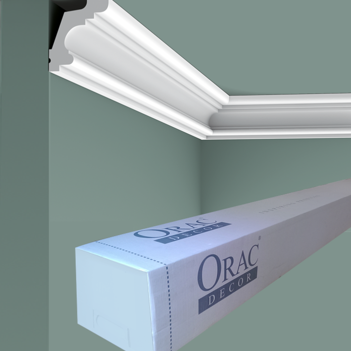 C322 Corniche plafond Orac Decor - 5x4x200cm (h x p x L) - moulure décorative polyuréthane