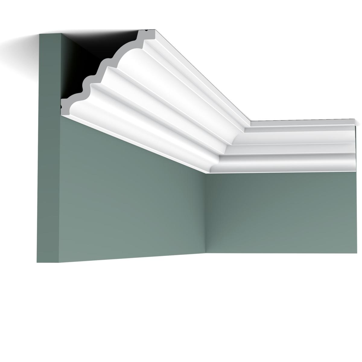 C326 MANOIR corniche plafond Orac Decor - 9,0x10,5x200cm (h x p x L) - moulure décorative polyuréthane