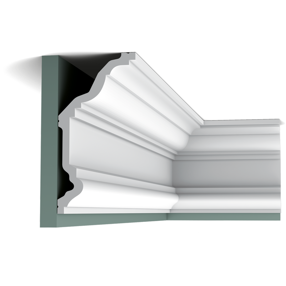 C332 Corniche plafond polyuréthane Orac Decor Luxxus - 11,5x23x200cm (h x p x L)- moulure décorative