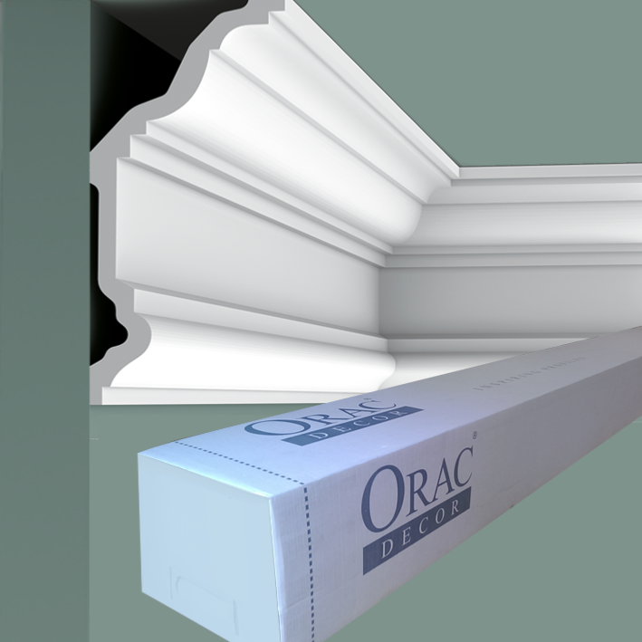 C332 Corniche plafond polyuréthane Orac Decor Luxxus - 11,5x23x200cm (h x p x L)- moulure décorative