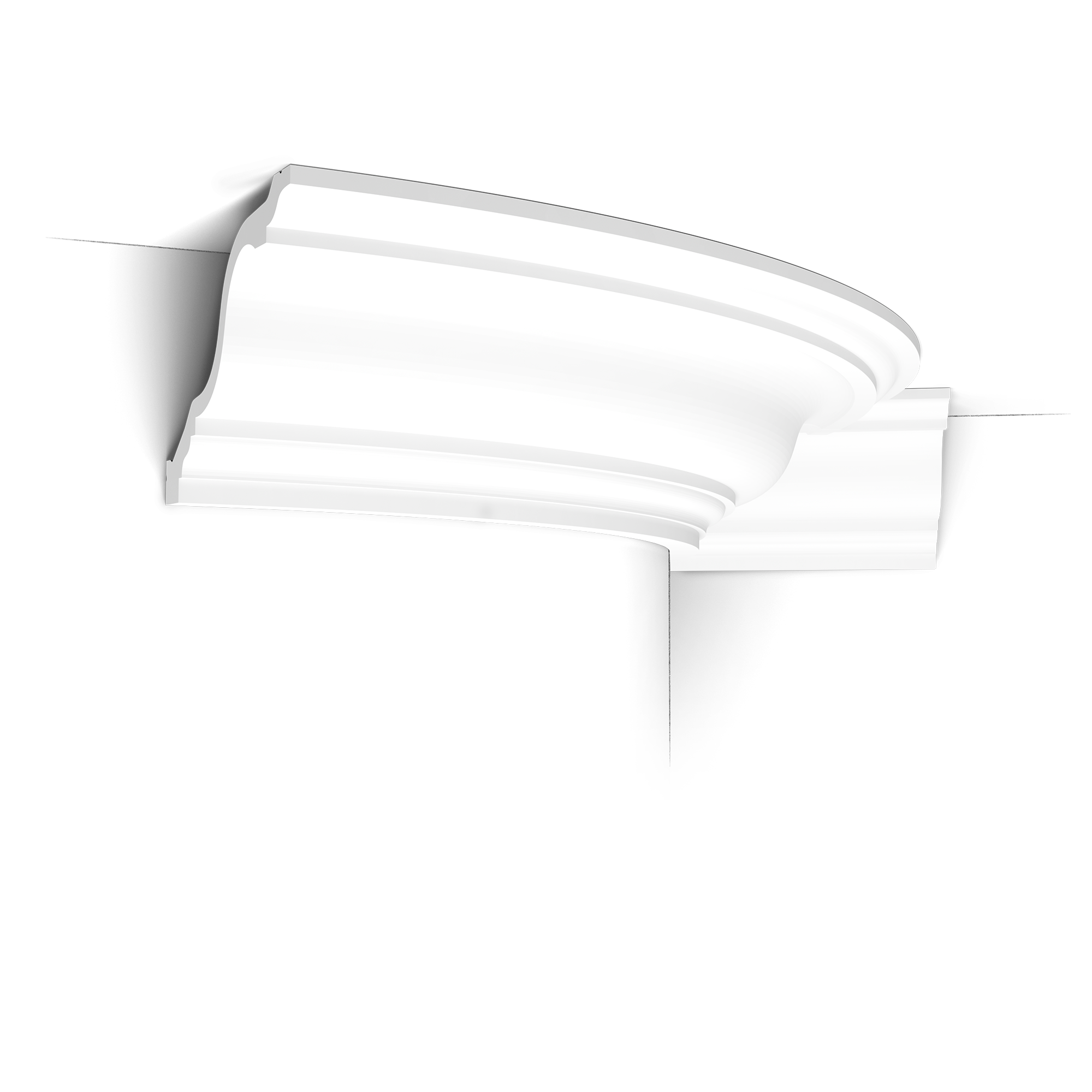 C334F Flexible Corniche plafond Orac Decor - 15x19,5x200cm (h x p x L) - moulure décorative polyuréthane