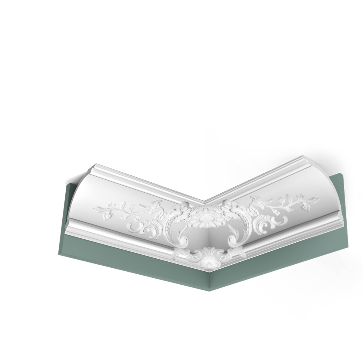 C338B Corniche plafond polyuréthane Orac Decor Luxxus - 18x18x200cm (h x p x L) - moulure décorative