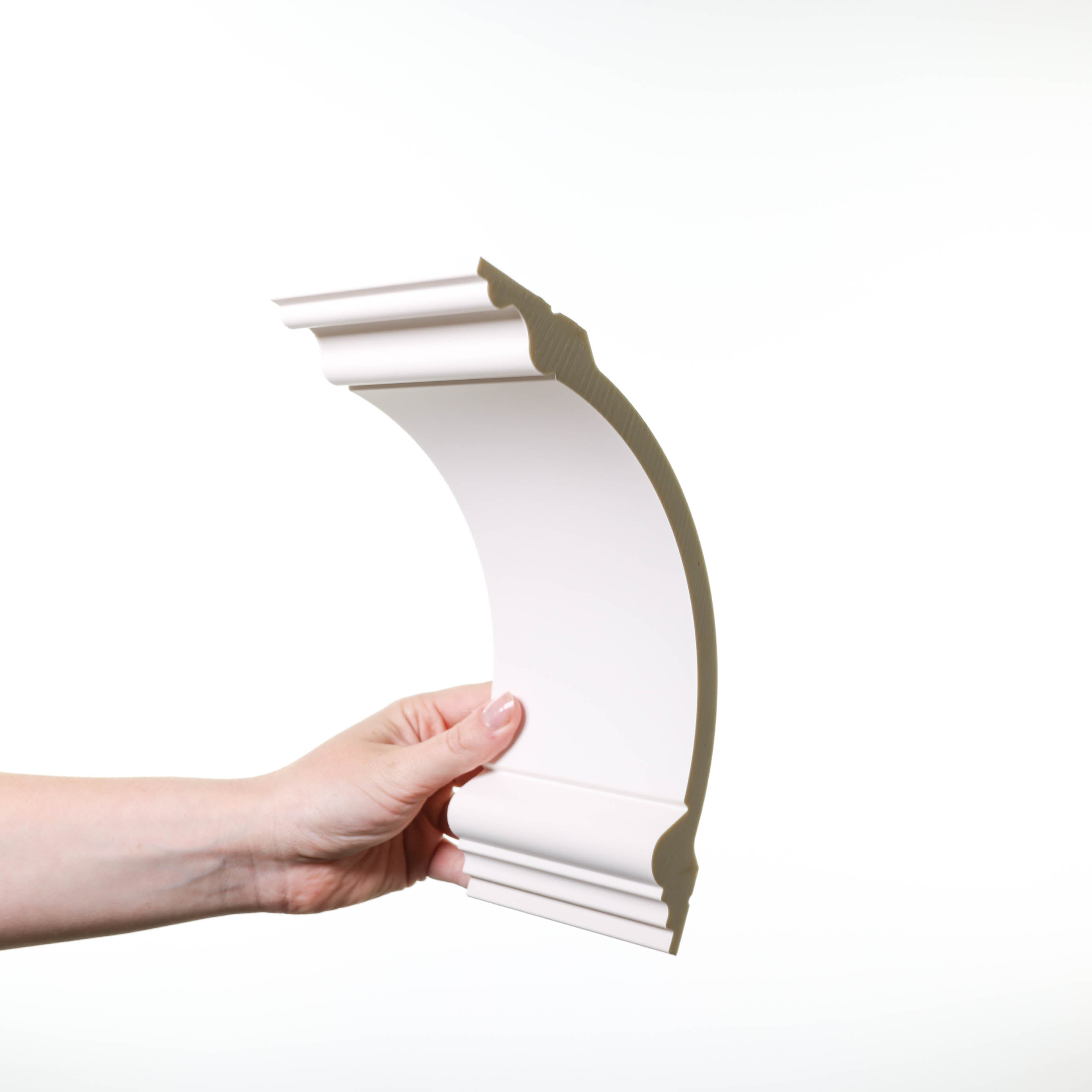 Cornisa de techo de poliuretano Orac Decor C338 - 18 x 18 x 200 cm (alto x ancho) - moldura decorativa de poliuretano