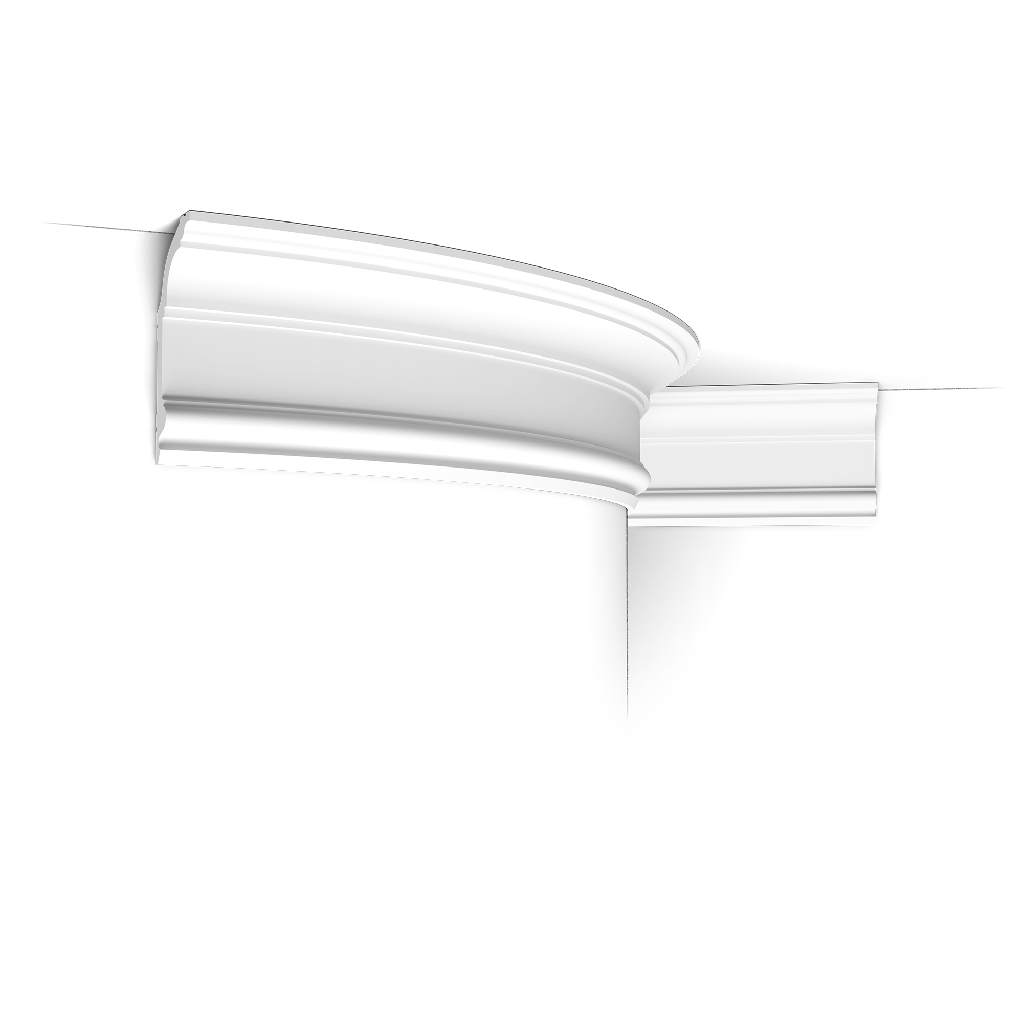 C339F Flexible Corniche plafond Orac Decor - 14x6x200cm (h x p x L) - moulure décorative polyuréthane