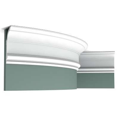 C339 Corniche plafond Orac Decor - 14x6x200cm (h x p x L) - moulure décorative polyuréthane