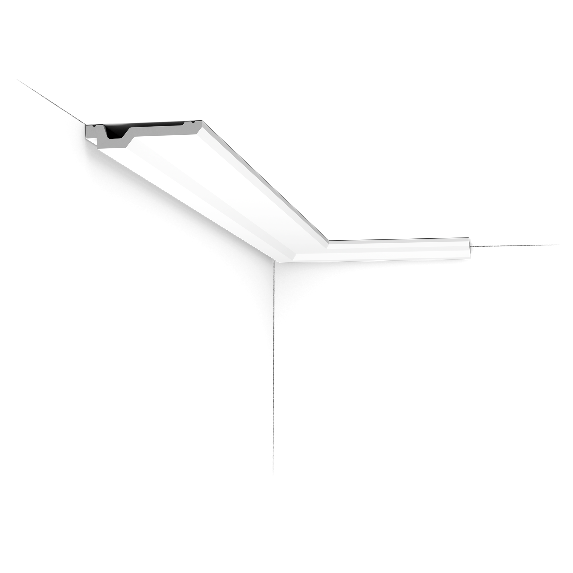 C356 Corniche plafond polyuréthane Orac Decor Luxxus - 2x10x200cm (h x p x L) - moulure décorative