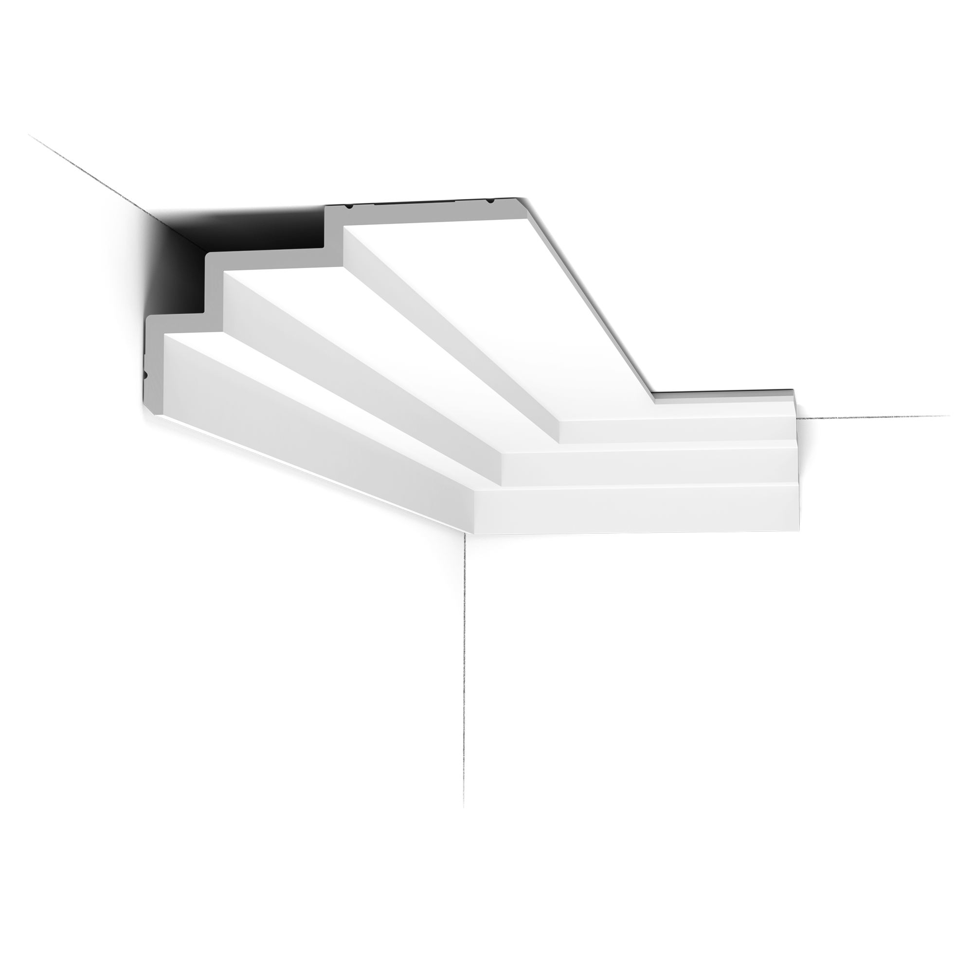 C392 Corniche Plafond Orac Decor - Luxxus - 19x10x200cm (h x p x L) moulure décorative