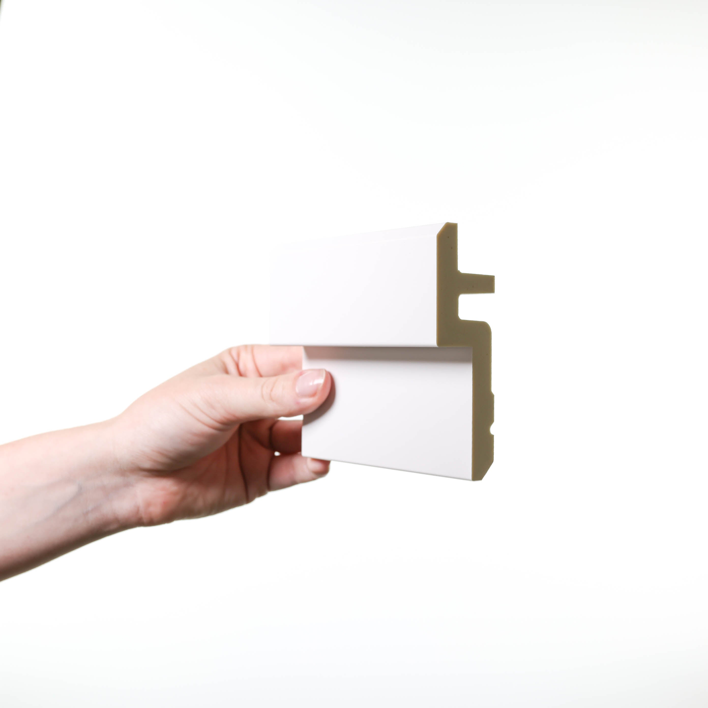 C394 STEPS Cornice curtain rod cover -9.5x3.1x200cm (hxw) decorative molding